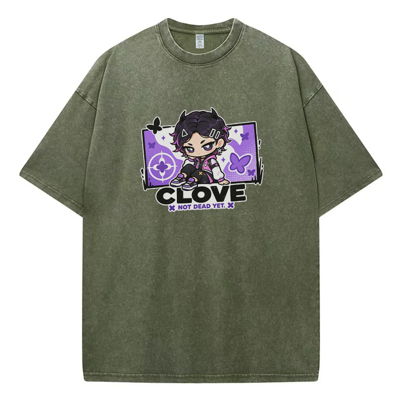 VALORANT Clove 230G Vintage Wash Oversized T-Shirt