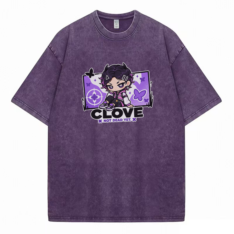 VALORANT Clove 230G Vintage Wash Oversized T-Shirt