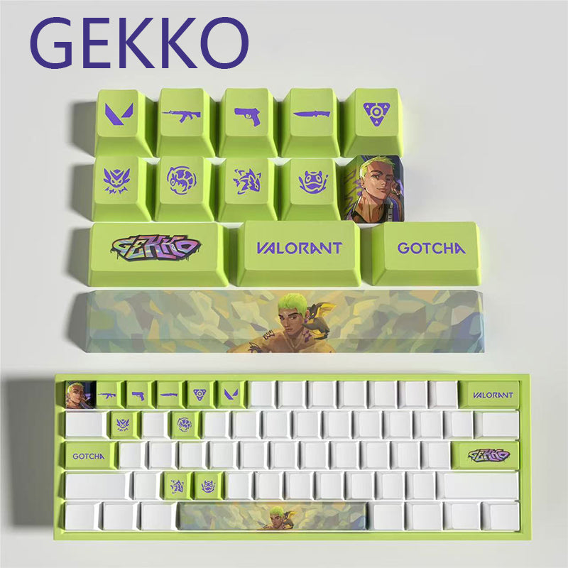 Valorant Agent Theme PBT Keycaps - 14-Key Set