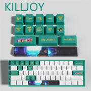 Valorant Agent Theme PBT Keycaps - 14-Key Set