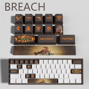 Valorant Agent Theme PBT Keycaps - 14-Key Set