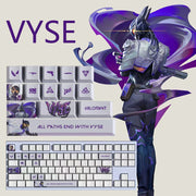 Valorant Agent Theme PBT Keycaps - 14-Key Set