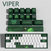 Valorant Agent Theme PBT Keycaps - 14-Key Set