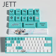 Valorant Agent Theme PBT Keycaps - 14-Key Set