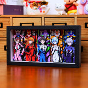 Evangelion Layered 3D Shadow Box Art