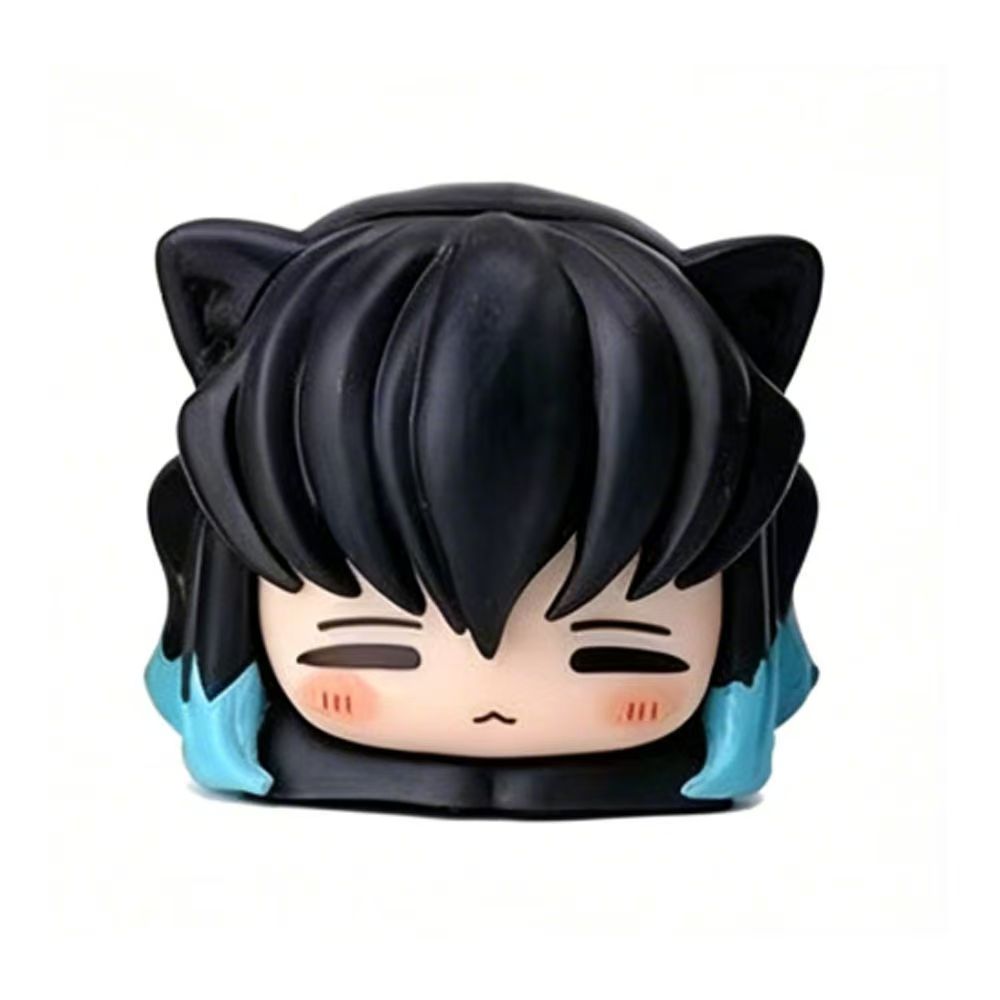 Demon Slayer-Inspired Cat-Ear Chibi Mini Figures