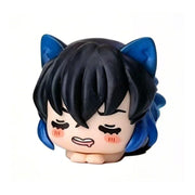 Demon Slayer-Inspired Cat-Ear Chibi Mini Figures