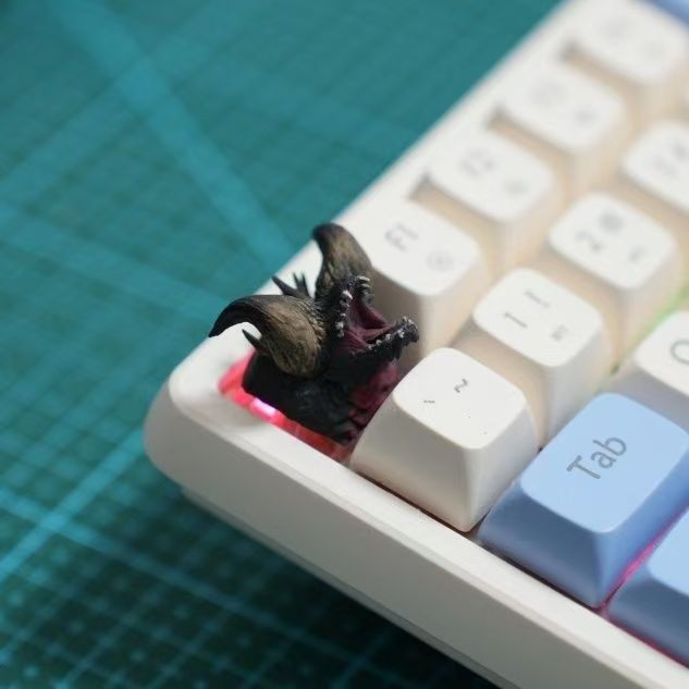 Monster Hunter-Inspired 3D Artisan Keycaps