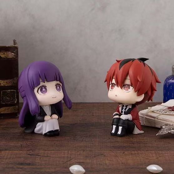 Frieren, Fern & Stark Chibi Sitting Figures