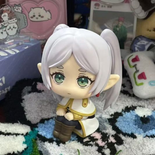 Frieren, Fern & Stark Chibi Sitting Figures