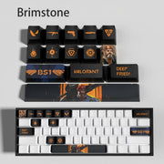 Valorant Agent Theme PBT Keycaps - 14-Key Set