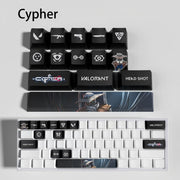 Valorant Agent Theme PBT Keycaps - 14-Key Set