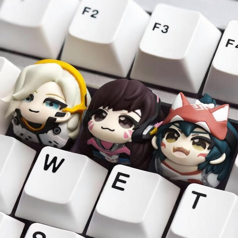 Overwatch Hero Chibi 3D Artisan Keycaps