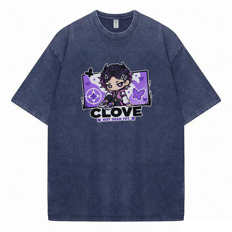 VALORANT Clove 230G Vintage Wash Oversized T-Shirt