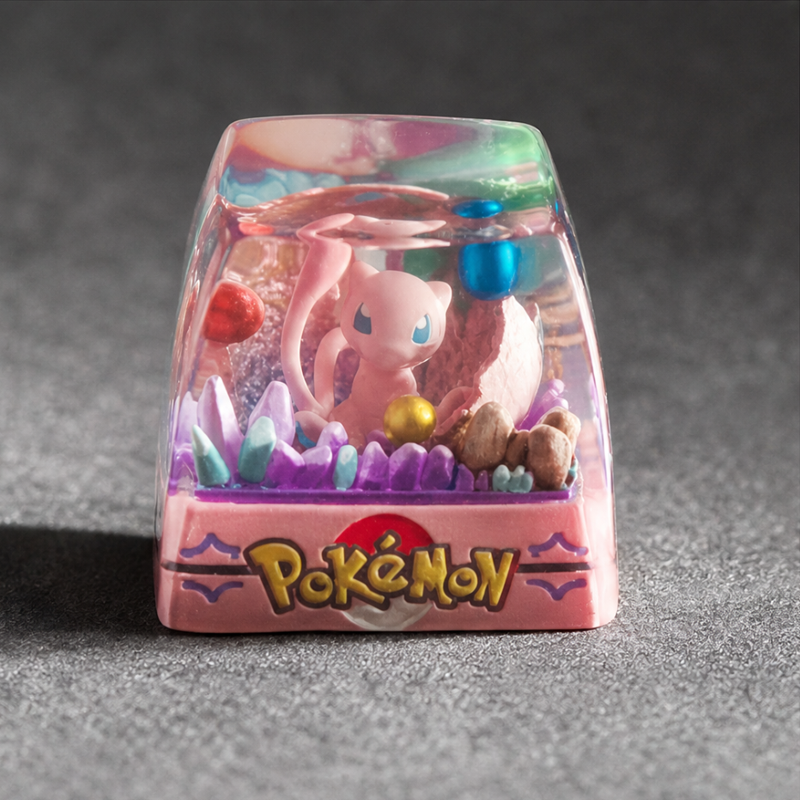 Pokémon Miniature Scene Resin Artisan Keycaps