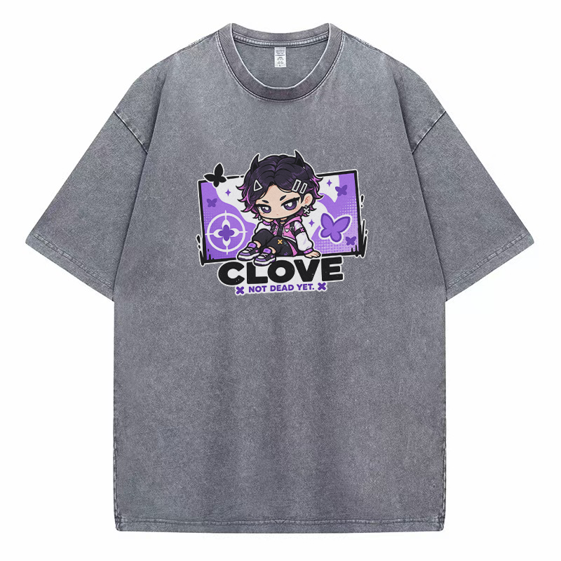 VALORANT Clove 230G Vintage Wash Oversized T-Shirt