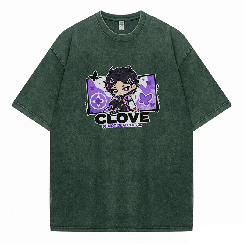 VALORANT Clove 230G Vintage Wash Oversized T-Shirt