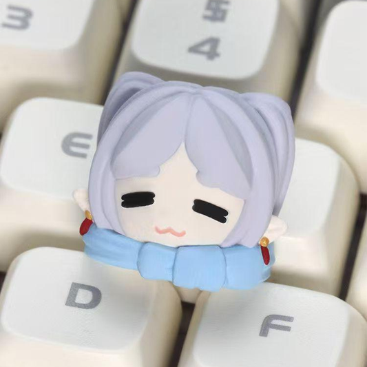 Frieren & Fern 3D Chibi Artisan Keycaps