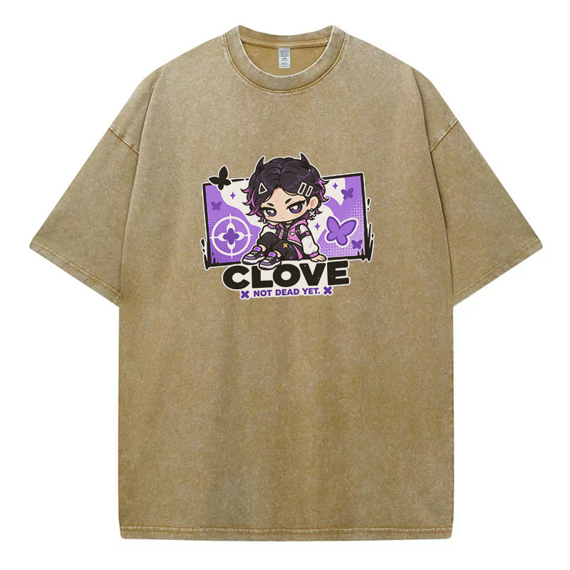 VALORANT Clove 230G Vintage Wash Oversized T-Shirt