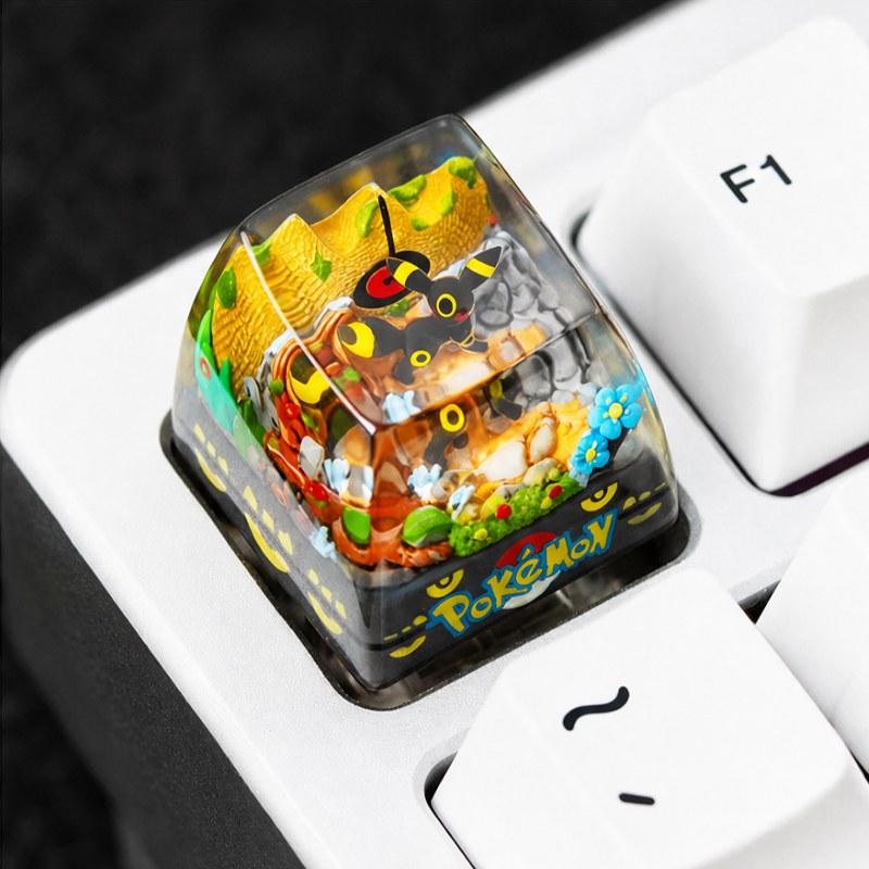 Pokémon Miniature Scene Resin Artisan Keycaps