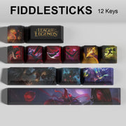 League of Legends Fiddlesticks keycaps, 12-key custom keycap set.
