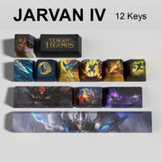 League of Legends Jarvan IV keycaps, 12-key custom keycap set.