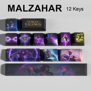 League of Legends Malzahar keycaps, 12-key custom keycap set.