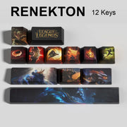 League of Legends Renekton keycaps, 12-key custom keycap set.
