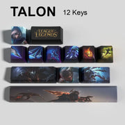 League of Legends Talon keycaps, 12-key custom keycap set.