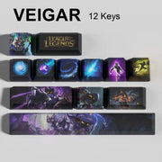 League of Legends Veigar keycaps, 12-key custom keycap set.