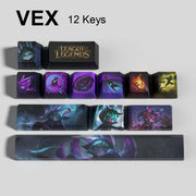 League of Legends Vex keycaps, 12-key custom keycap set.
