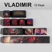 League of Legends Vladimir keycaps, 12-key custom keycap set.