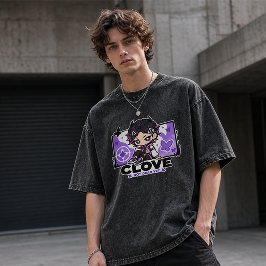 VALORANT Clove 230G Vintage Wash Oversized T-Shirt