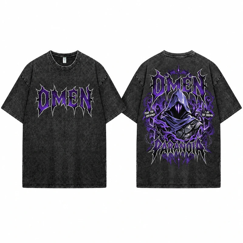 VALORANT Agent Graphic T-Shirt – Vintage Washed Oversized 230GSM Tee
