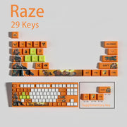 Valorant Agent Theme PBT Keycaps - 29-Key Set