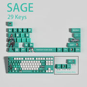 Valorant Agent Theme PBT Keycaps - 29-Key Set